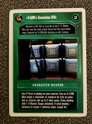 SW CCG - 4-LOM's Concussion Rifle