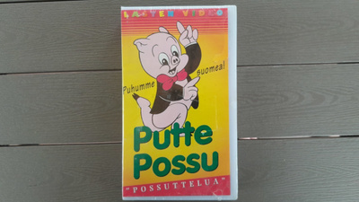 VHS: Putte Possu - Possuttelua (1994) AVAAMATON!