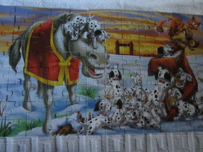 Disney Panorama Palapeli 101 Dalmatialaista  160 palaa