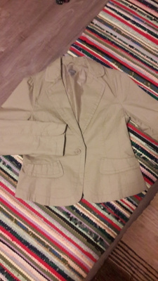 Jakku: harmaa beige jakku 44 lindex