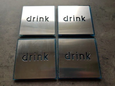 Metalliset Drink Lasinaluset