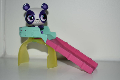 Littlest pet shop panda liukumäki LPS