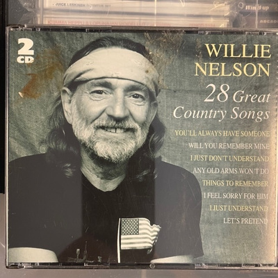 WILLIE NELSON - 28 Great Country Songs 2-cd (fat box)
