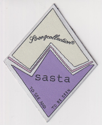 Sasta - kangasmerkki