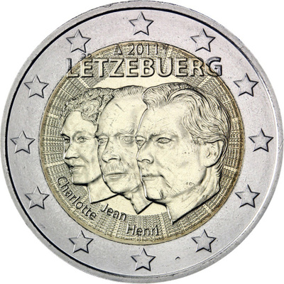 ** LUXEMBURG 2€ 2011 Jean pillerissä **