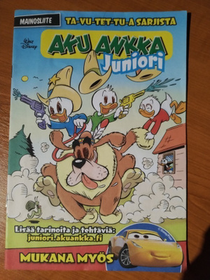 Aku Ankka Juniori - Mainosliite 2017