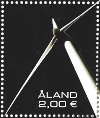 Åland 2009  ÅBL 8  Sähkö 100 vuotta  2,00 €  ** LaPe 301