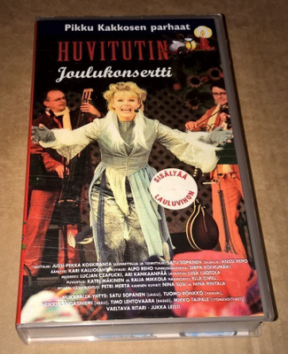 HUVITUTIN JOULUKONSERTTI   VHS  + LAULUVIHKONEN