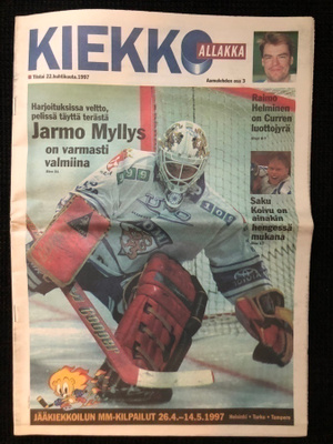 Kiekko Allakka. Aamulehden spesiaali. 1997.