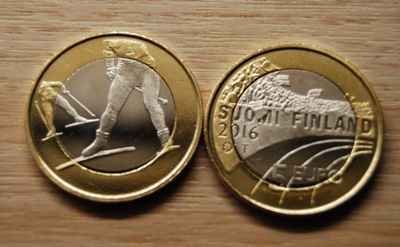 Suomi 5 € 2016  Hiihto