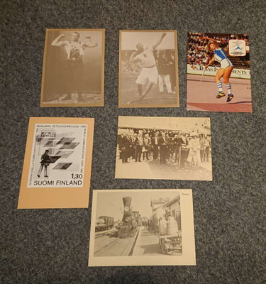 Historia/urheilu aiheiset postikortit