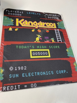 Kangaroo arcade videopeli hiirimatto