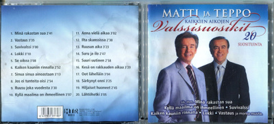 MATTI JA TEPPO . CD-LEVY . KAIKKIEN AIKOJEN VALSSISUOSIKIT