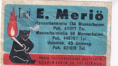 Helsinki, T:mi  E. Meriö      7/13