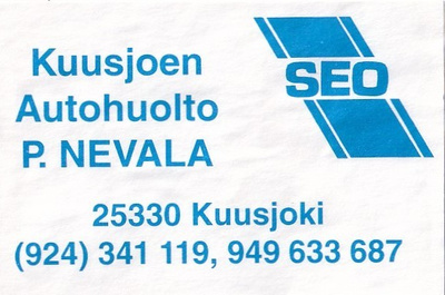 Kuusjoki, P. Nevala SEO   1/9