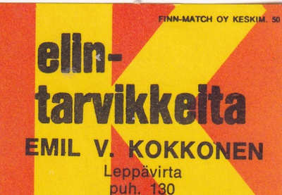 Leppävirta, Emil V. Kokkonen   b584