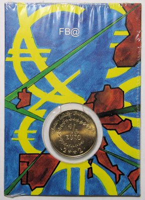 2002 Ranska 1/4 €euro lasten euro blisteri