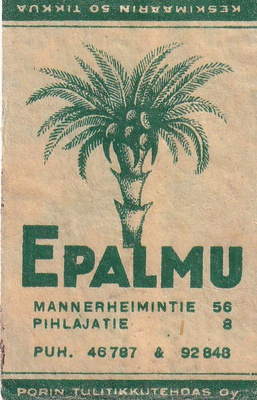 Helsinki, E Palmu    4/14