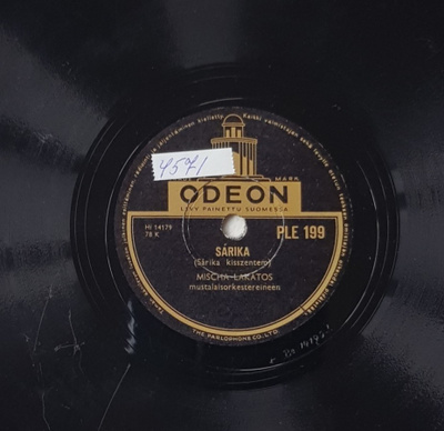 Savikiekko - Mischa Lakatos - Odeon PLE 199