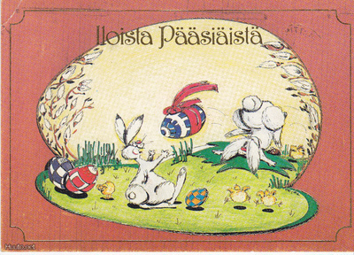 Pääsiäiskortti - Kuperkeikka -80 -luku