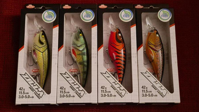 ZILLA Deep Crank - VAAPPUJA 4KPL ( 11,5CM / 42g )