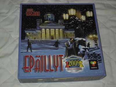 Epäillyt -lautapeli  (Sorsamo) (salapoliisipeli)