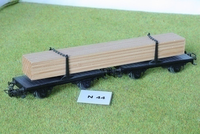 #N44 Märklin 4665 puutavaravaunu, H0