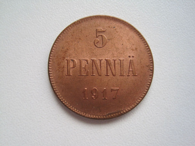 5 PENNIÄ 1917. 113