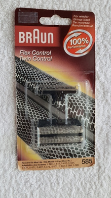Braun 585 Flex Control / Twin Control huoltopakkaus