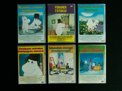 Muumilaakson Tarinoita 6 kpl Muumi DVD alkuperäiset äänet