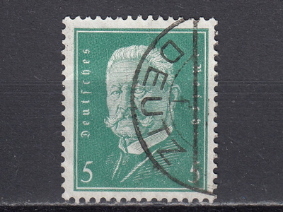 Saksa Reich 1928 Mi 411 Paul von Hindenburg