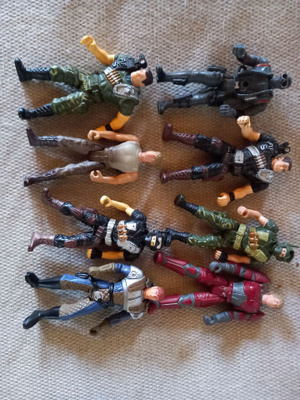 LANARD / CHAP MEI vintage figuurit 1990-luvulta, 8kpl
