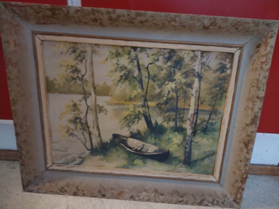 Taiteilija Torsti Talvitien taulu