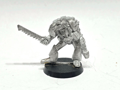 WH40K - Space Marine Medic with Plasma Pistol (1988) [S27]