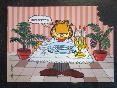 KULKEMATON KARVINEN POSTIKORTTI MARKKA-AJALTA JIM DAVIS