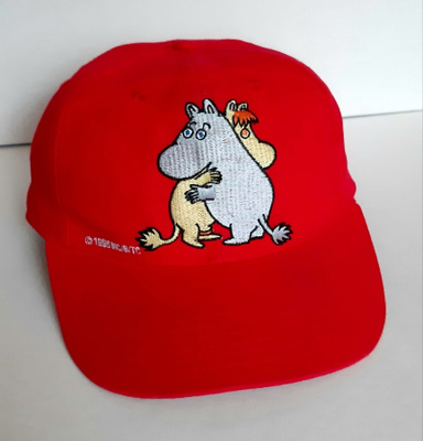 Muumi vintage lippis vuodelta 1995 uudenveroinen