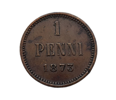 1 penni 1873
