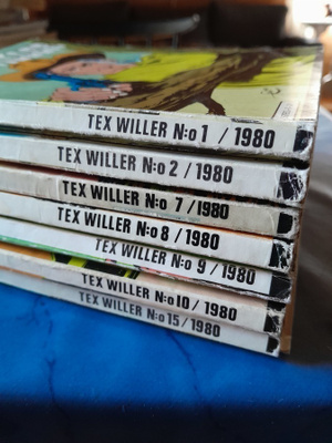 7 kpl tex willer 1980