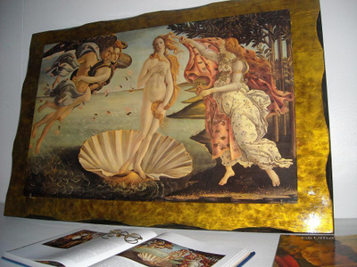 Botticelli  "La nascita di Venere"  ( Venuksen syntymä )