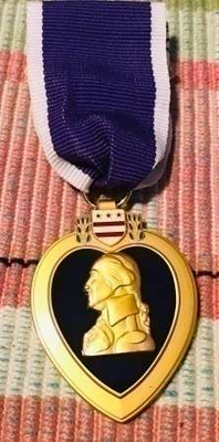 Purppurasydän USA Purple Heart military medal