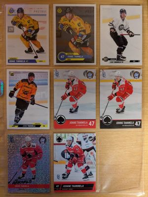 Jonne Tammela (Lukko, TPS, SaiPa, Ässät) 8 kpl kortteja