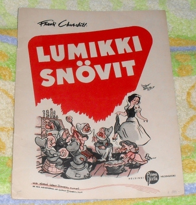 Lumikki Snövit nuottivihko