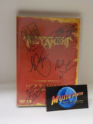 TESTAMENT - LIVE IN LONDON DVD + KOKO BÄNDIN NIMMARIT