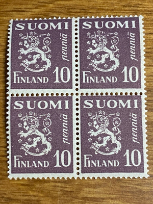 LEIJONA MALLI 1930 10 PENNIÄ NELIÖ