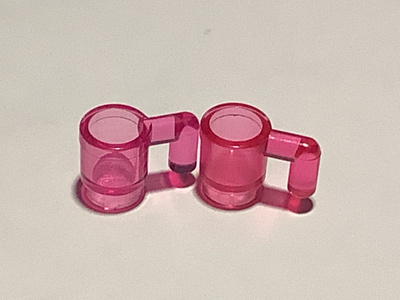 Lego Friends mukit pinkki läpinäkyvä