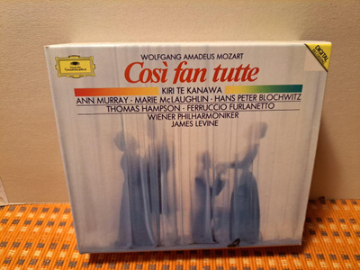 Mozart:Cosi fan tutte-Kanawa-McLaughlin-James Levine 3CD-Box