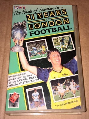 21 YEARS OF LONDON FOOTBALL 1989 VHS VC2133