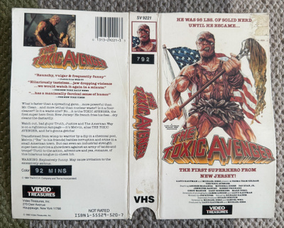 VHS KANSILEHTI : THE TOXIC AVENGER