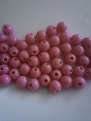 55 kpl pinkki helmi