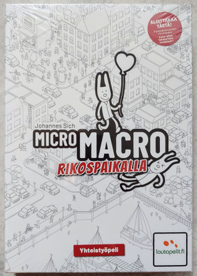 MICROMACRO RIKOSPAIKALLA yhteistyömysteeripeli 2021 suomeksi
